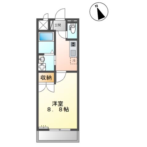 ワイズ　パラシオン00101号室 間取