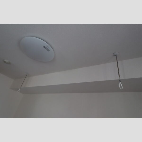 ロイヤルクレスト六号館103号室 照明、室内物干し