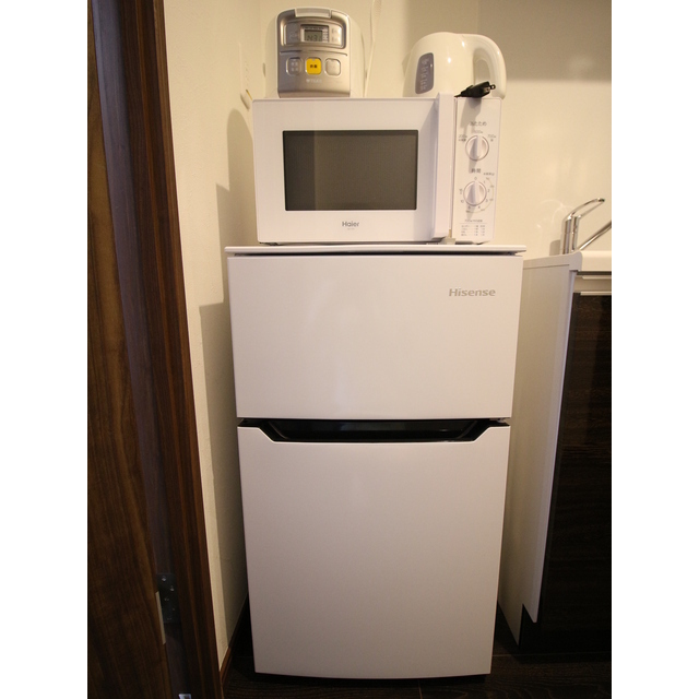 プレール・ドゥーク板橋本町Ⅲ501号室 冷蔵庫、電子レンジ、炊飯器、電気ケトル