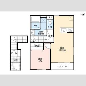 リーブルファイン川口上青木西203号室 間取