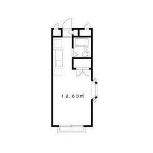 エステートピアシミズ203号室 間取