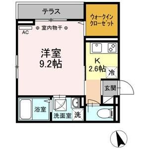 CABIN吉祥寺101号室 間取