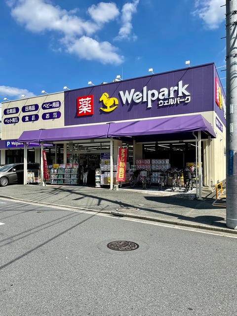 パークコートⅡ0101号室 【ドラッグストア】ウェルパーク川崎中野島5丁目店まで431ｍ