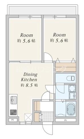 一杉ビル2階 間取