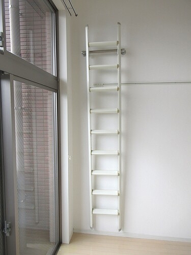 スタジオスクエア住吉3階 ロフト梯子※同タイプ別部屋前回募集時2023.6撮影