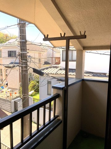 長沼町戸建４LDK 屋根付きのベランダ