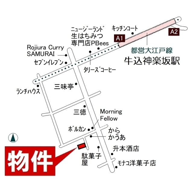 光立荘0105号室 地図
