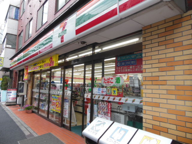 コスモシティ市ヶ谷2階 【コンビニエンスストア】「セブンイレブン」まで87ｍ