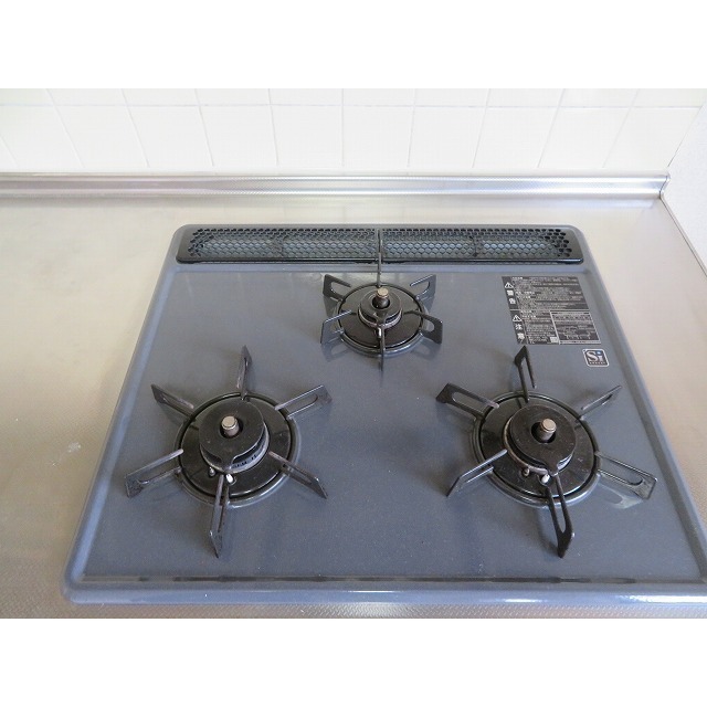 ウィンベルコーラス亀有0202号室 3口ガスコンロ・グリル付き