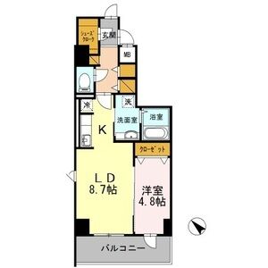 YamazakiSekiyuBLD701号室 間取