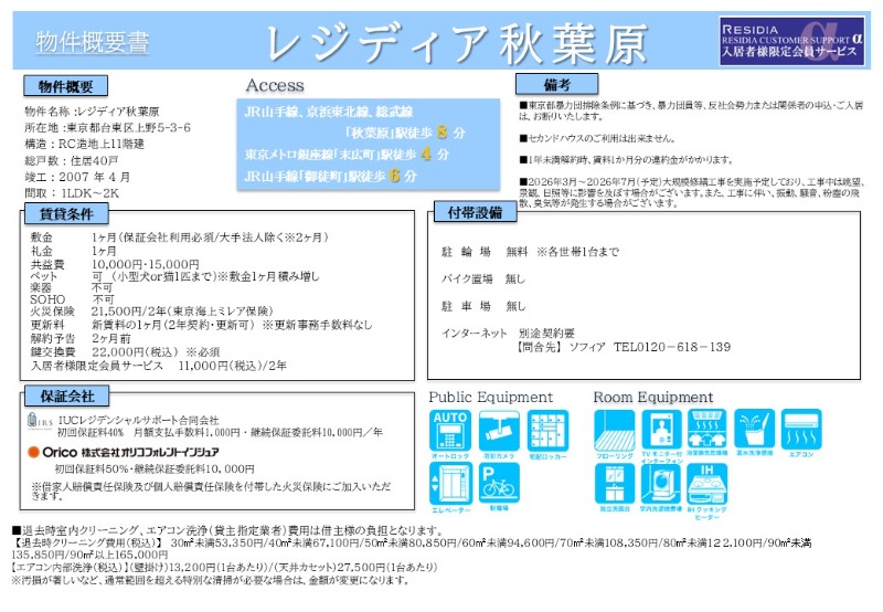 レジディア秋葉原3階 部屋その他