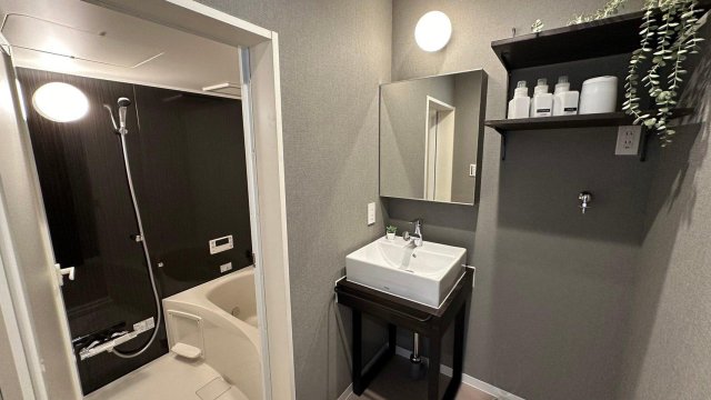 古民家カフェ風　リノベ戸建て　クラップ瑞江 洗面