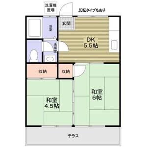 コーポ谷上103号室 間取