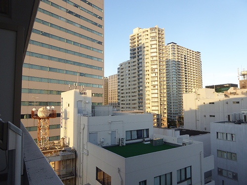 グローリオ品川シーサイド8階 バルコニーからの眺望　※2021年11月撮影