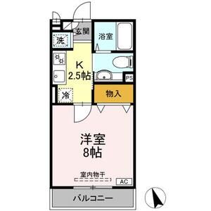 リヴェール金沢八景202号室 間取