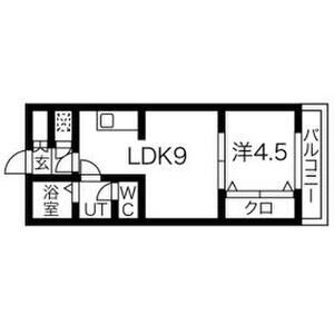 オキナマンション102号室 間取