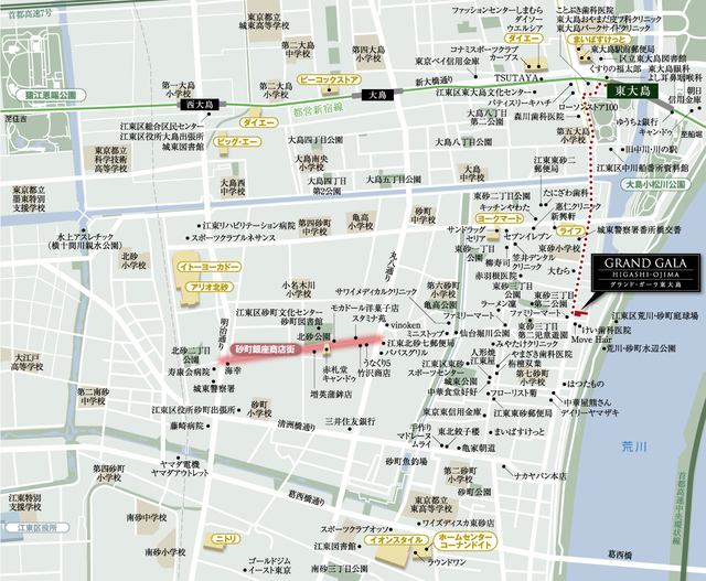 グランド・ガーラ東大島9階 null