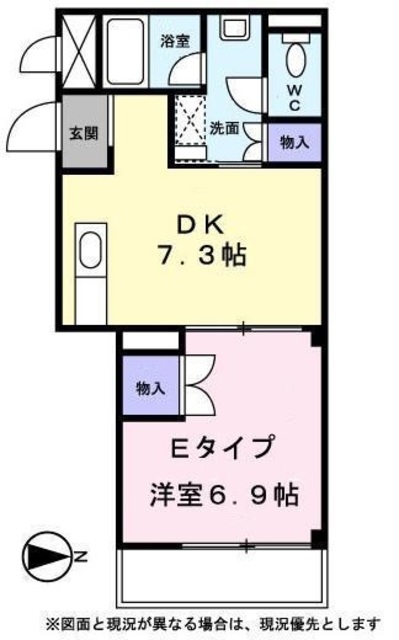 ファミーユ葛西0107号室 間取