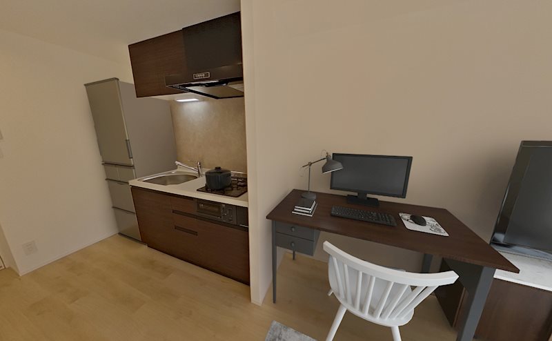 レジディア神田東3階 リビング　※これはVR画像です。