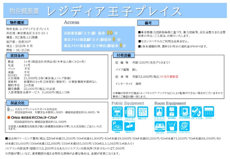 レジディア王子プレイス4階 部屋その他