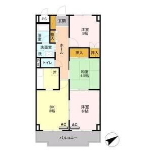 メゾンアルテミス203号室 間取