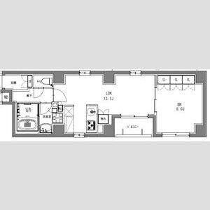 S-RESIDENCE日本橋馬喰町404号室 間取