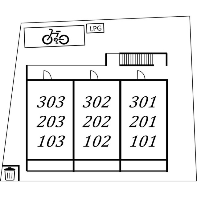 リコルテ光Ⅱ101号室 外観
