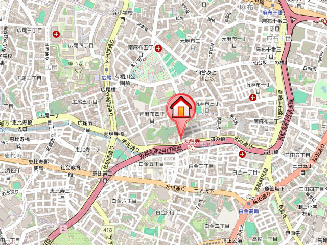 ザ・パークレックス南麻布6階 null