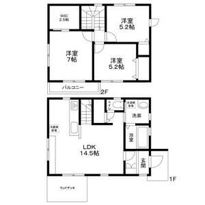 岩蓮華1号室 間取