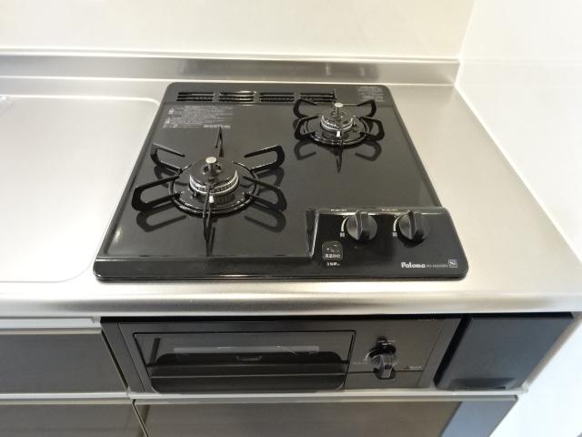 prunier（プリュニエ）106号室 グリル付コンロ（イメージ）