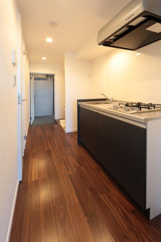 シャトレ生田緑地2F号室 ハイグレードな2口都市ガスキッチンです