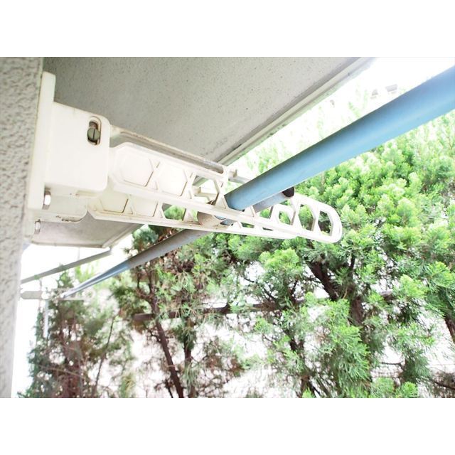 もりのいえ205号室 物干しフックあり