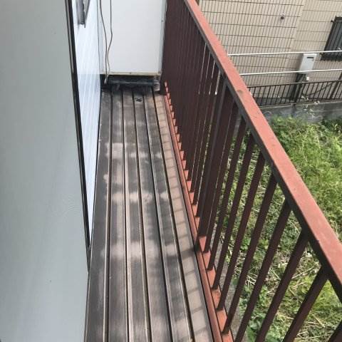 緑ハイツ バルコニー