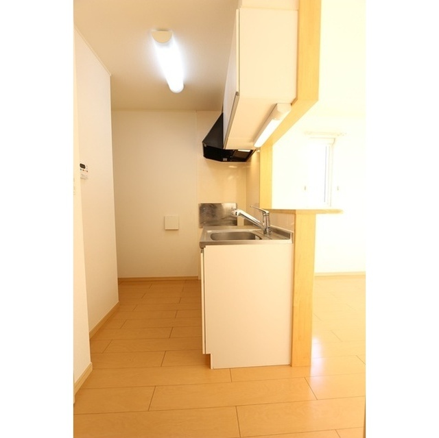 ベルグラース201号室 対面式カウンターキッチン