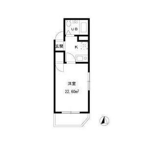 第一ファミールビル406号室 間取
