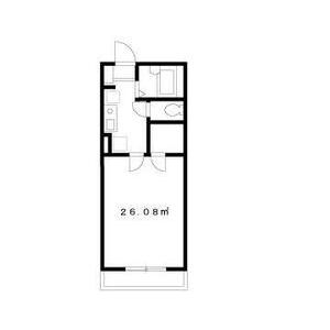 クレアトール瀬田205号室 間取