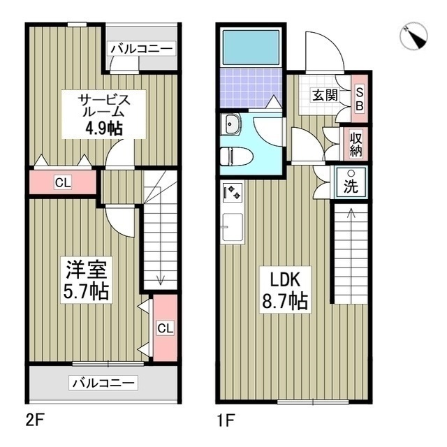 アンジュエールC306号室 間取