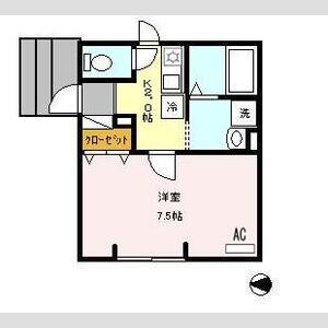 トレビュー松原101号室 間取