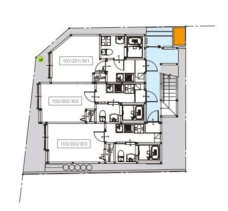 Ｍｉｌｔｏｎ　Ｐａｒｋ　Ｍａｎｏｒ2階 部屋その他