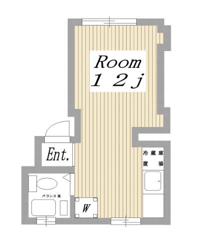 コーポ武菱1階 間取