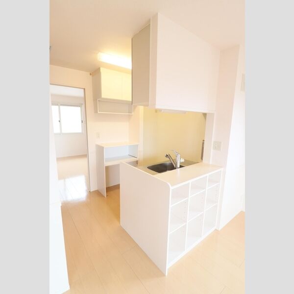 サンガーデン201号室 収納豊富なキッチンです!