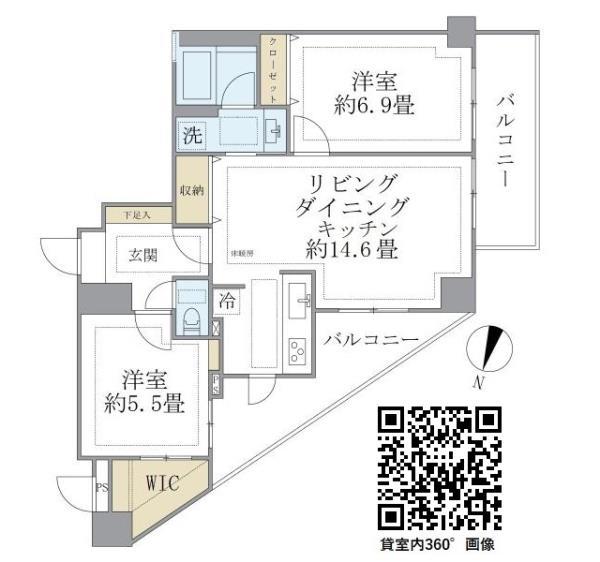 Ｃｏｍｆｙひばりが丘北3階 間取