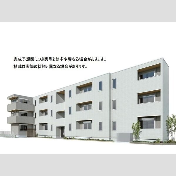 セレスティア江北Ⅱ302号室 ※完成予想図につき、実物とは多少異なる場合があります。