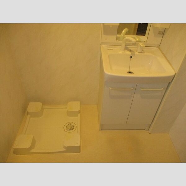 ラ・ソラーナ 洗髪洗面化粧台、室内洗濯機置場