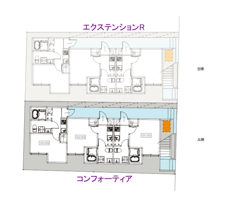 コンフォーティア1階 部屋その他