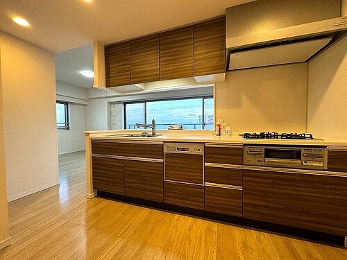 ユードリーム東川口駅前 カウンターキッチン　※2024年02月撮影