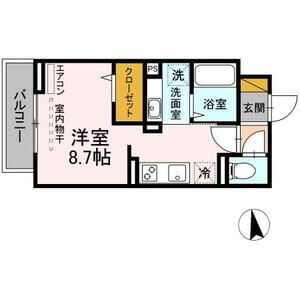 リサーナ305号室 間取