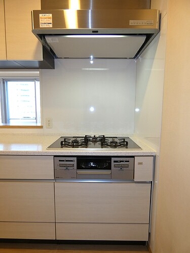 ライオンズ横浜新子安ハーバーコート 3口ガスコンロ、グリル