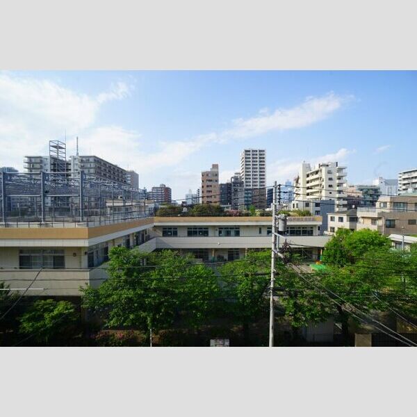 プライムメゾン亀戸401号室 目の前は、目線を遮る建物が無いため開放感があります。