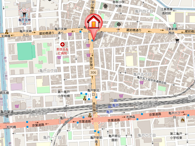 レジディア亀戸プレイス4階 null